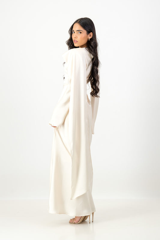 THE NUHA MAXI DRESS in Ivory