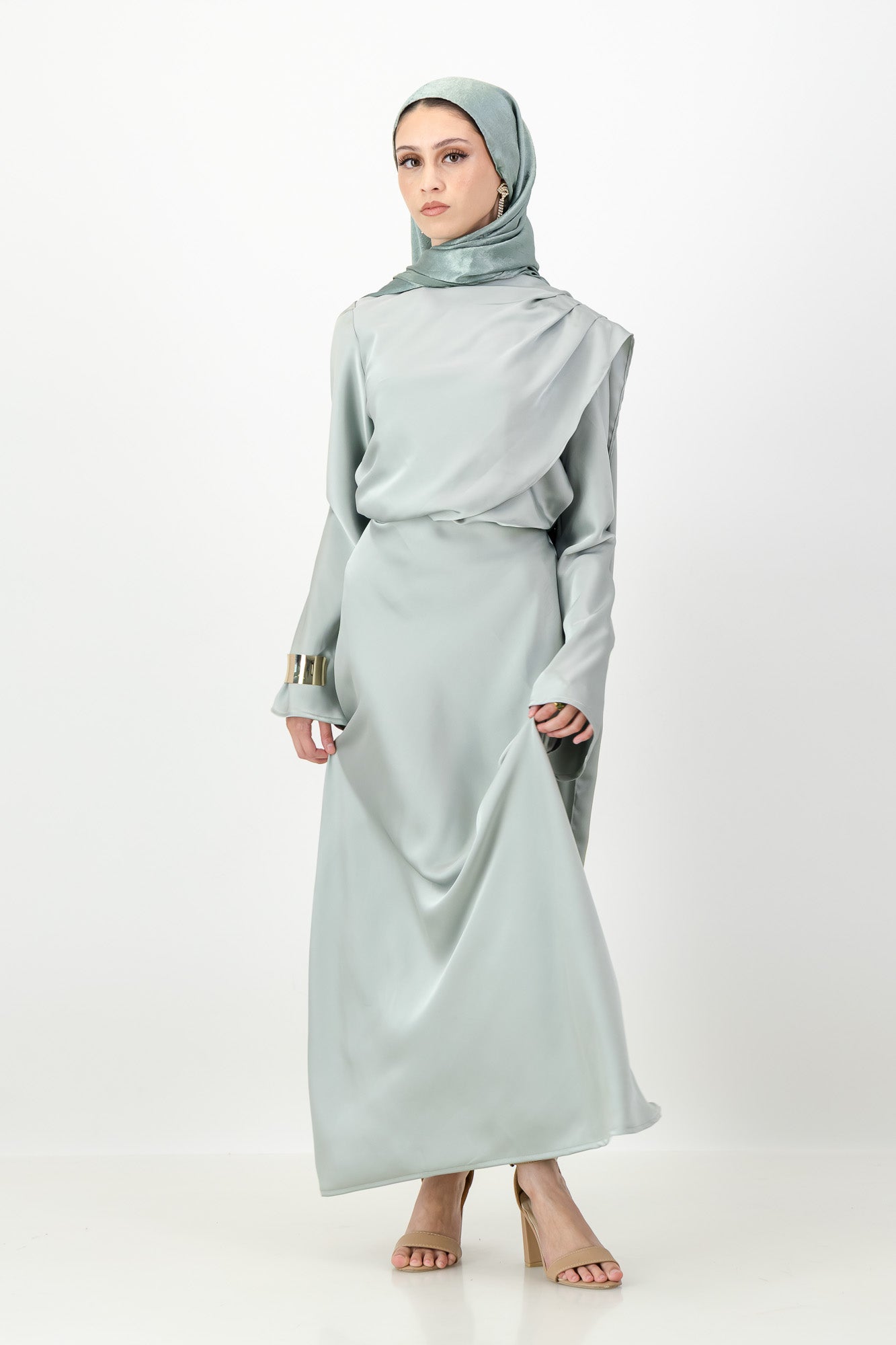 THE SOHA MAXI DRESS in OPAL