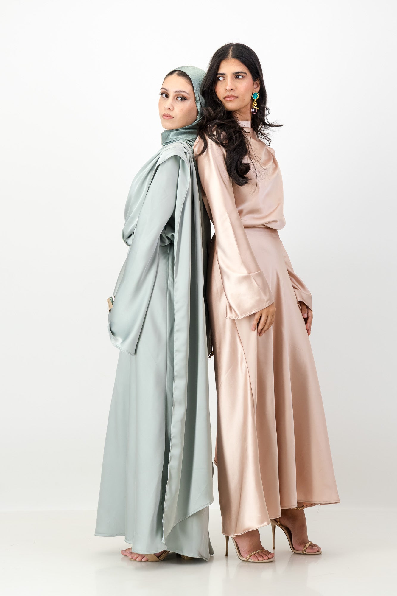 THE SOHA MAXI DRESS in OPAL