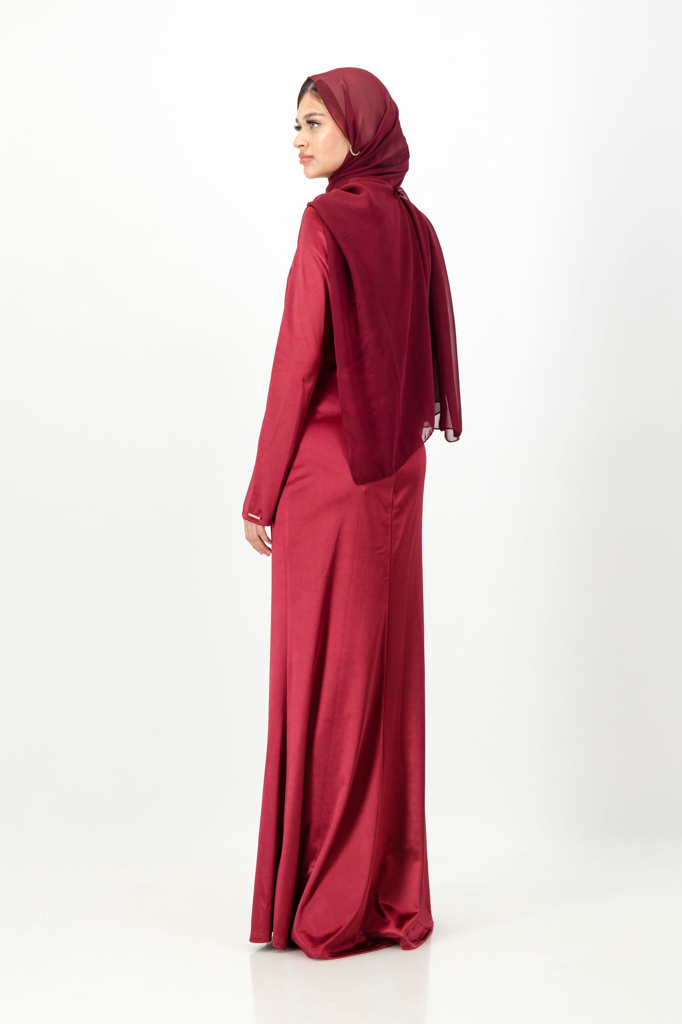 TARA MAXI DRESS - Burgundy