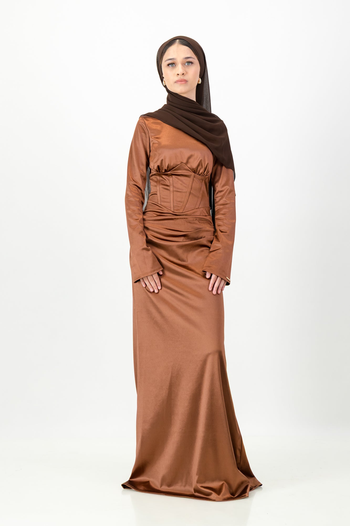 TARA MAXI DRESS - Cocoa
