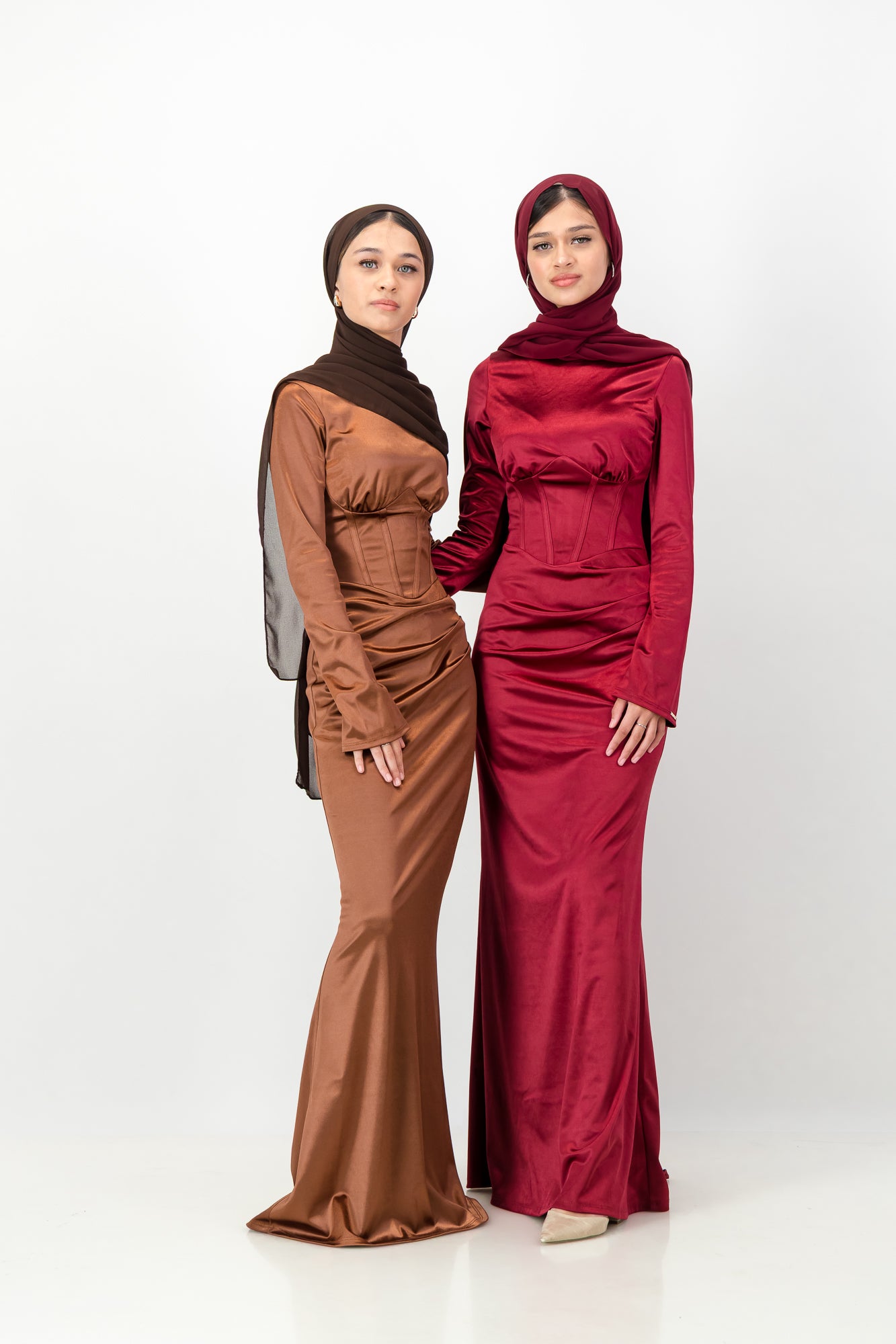 TARA MAXI DRESS - Burgundy