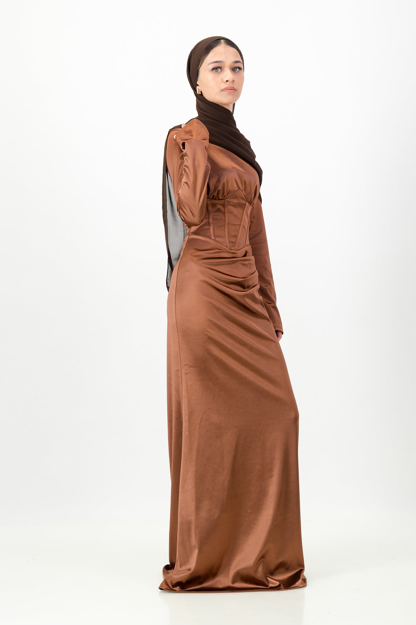 TARA MAXI DRESS - Cocoa