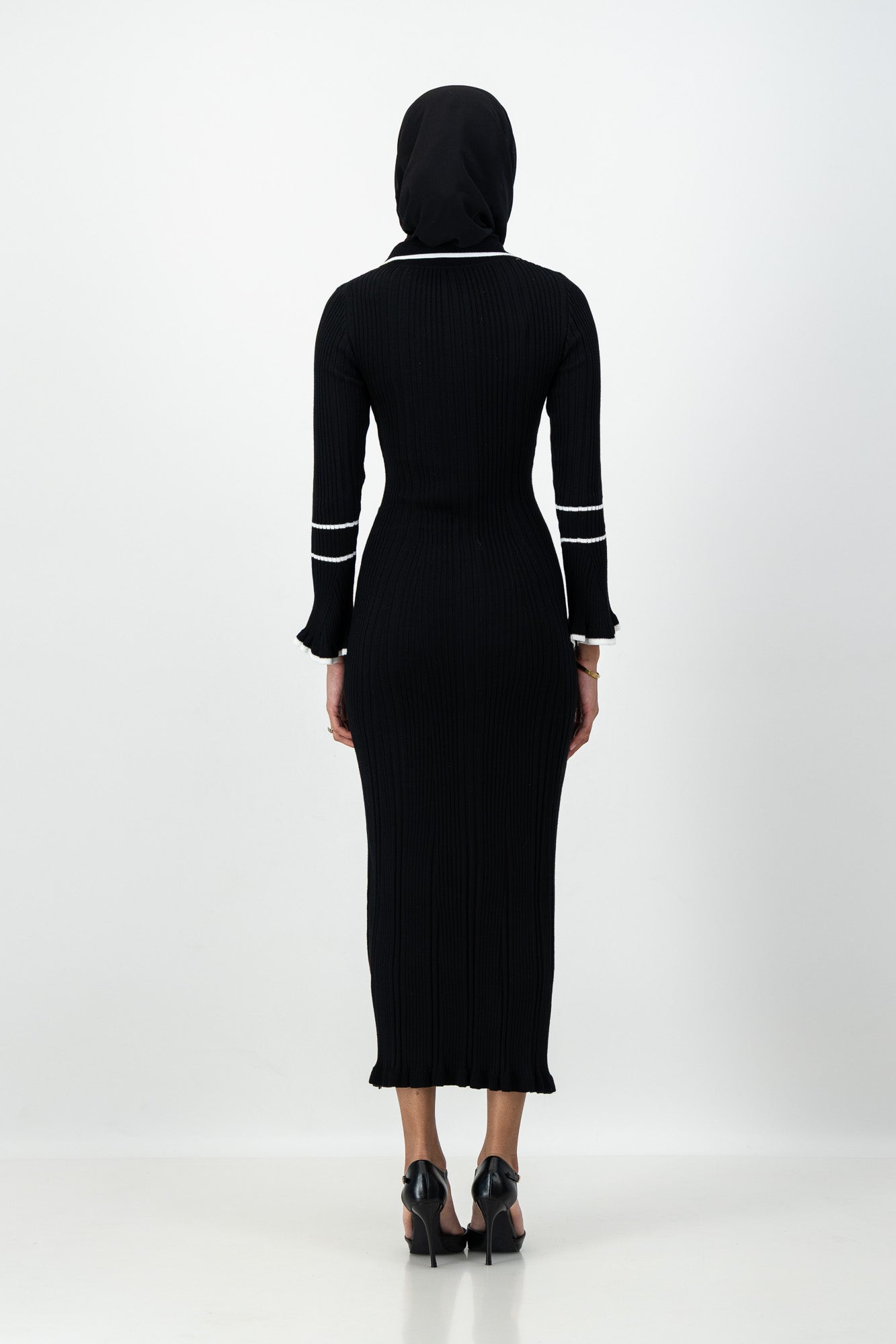 Raya Knit Dress in Black