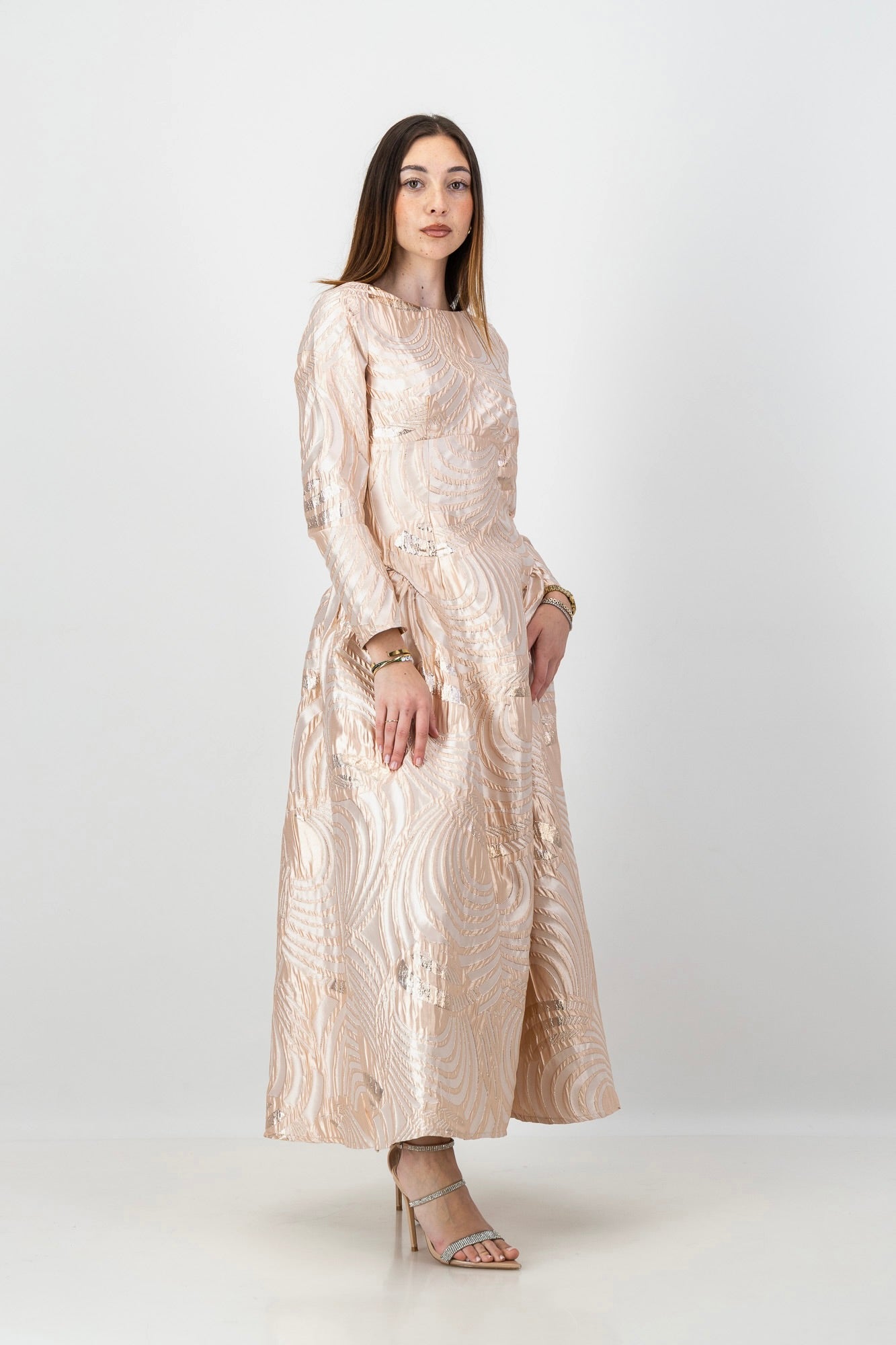 TALIA Dress in Blush Print