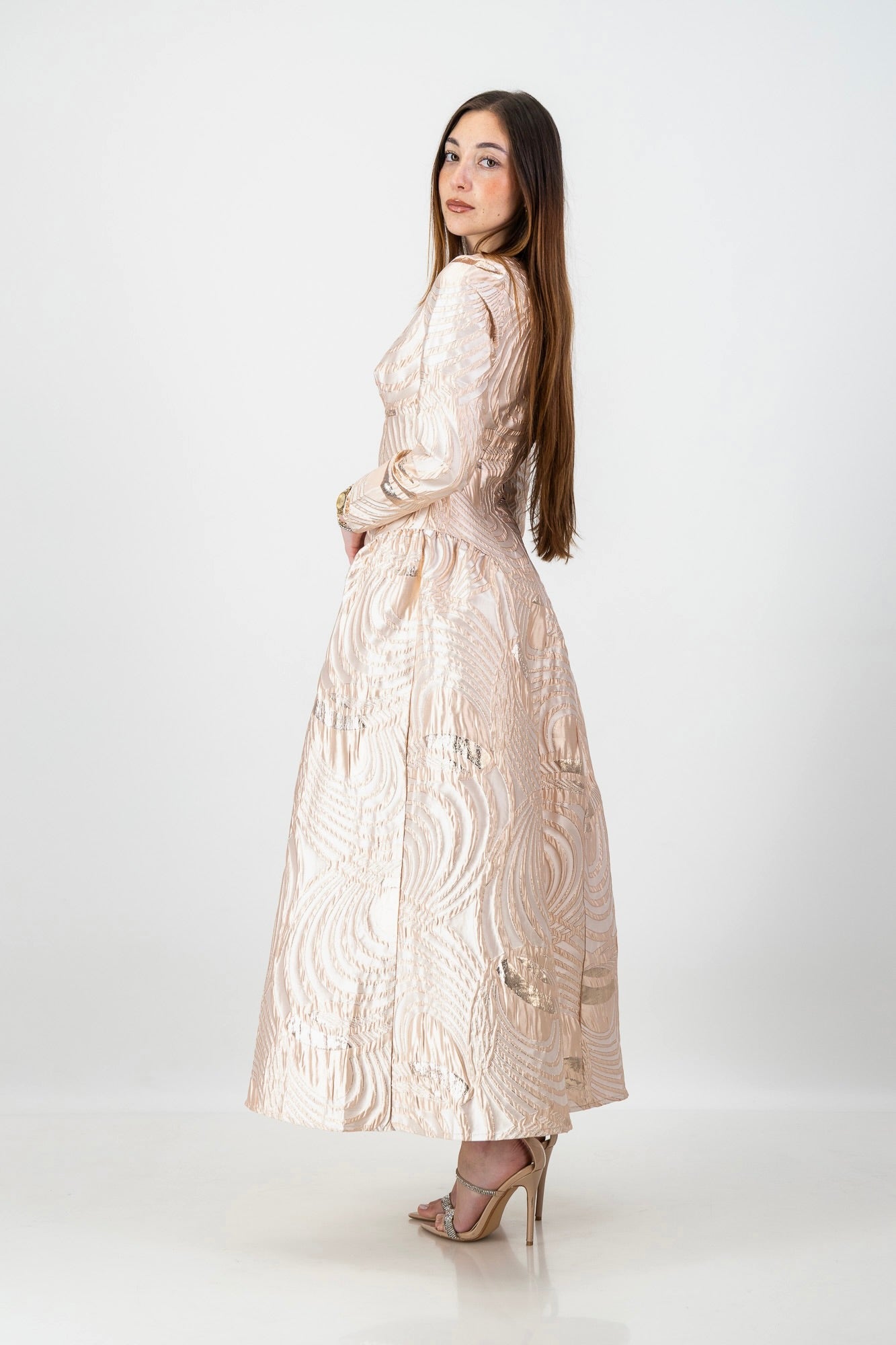 TALIA Dress in Blush Print