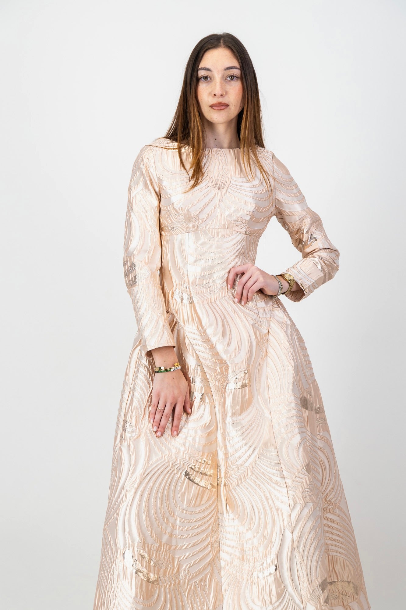 TALIA Dress in Blush Print