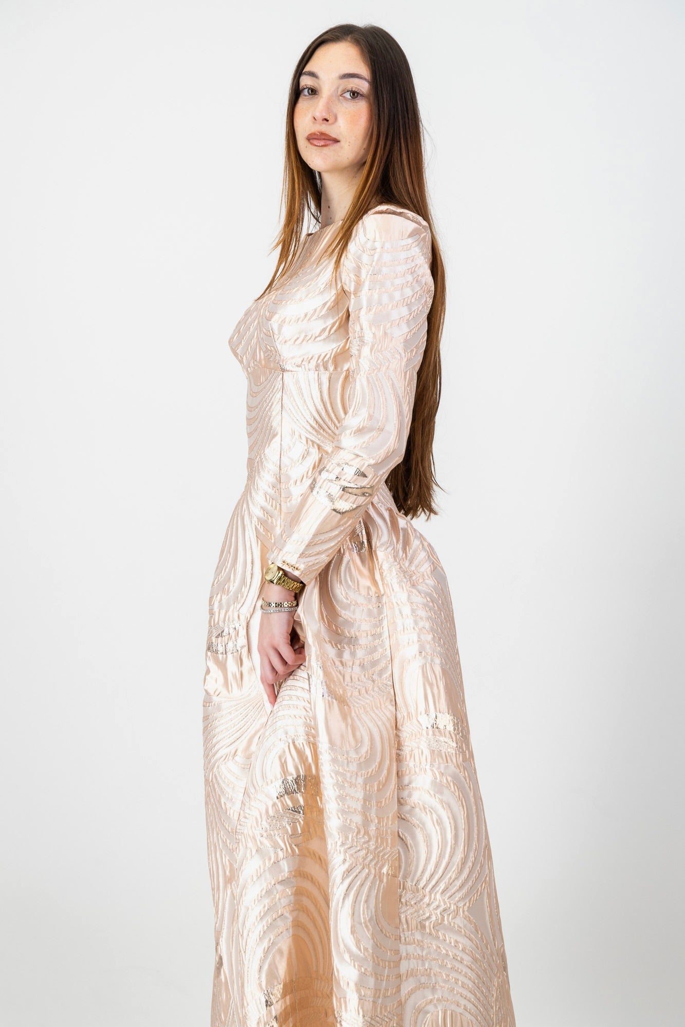 TALIA Dress in Blush Print