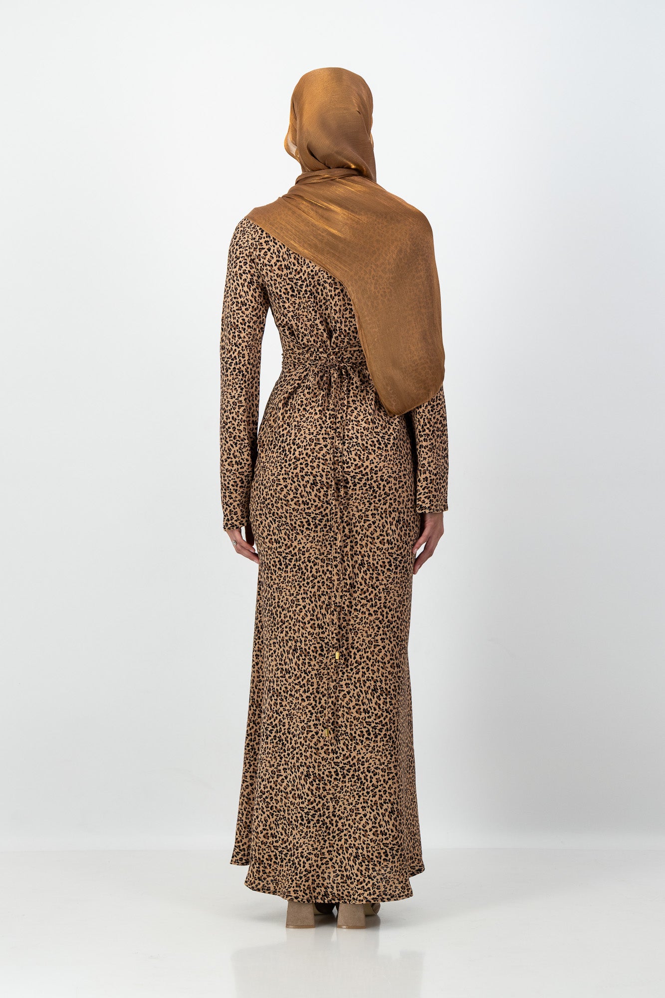 Iman Dress in Leopard
