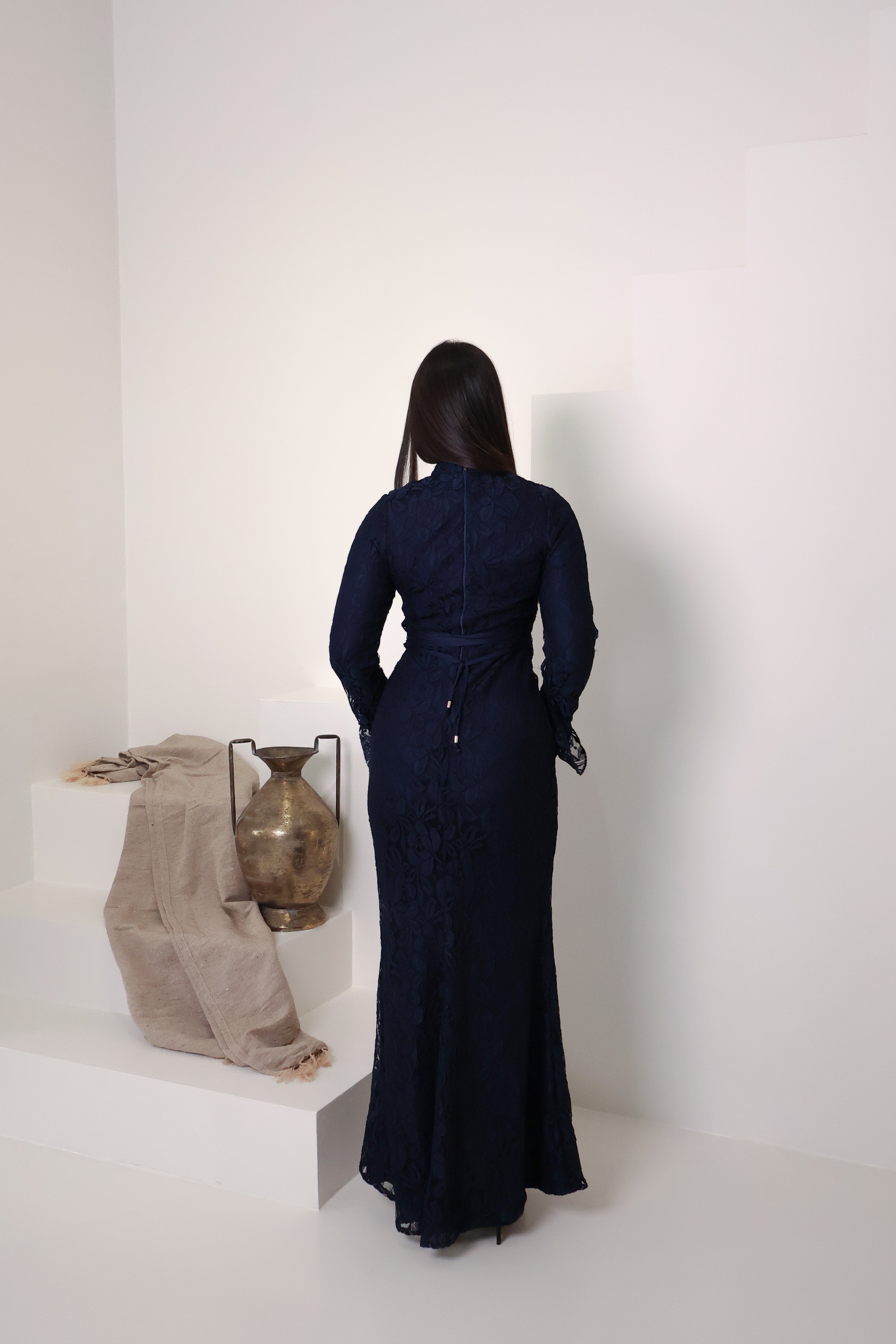 JAAN LACE DRESS - MIDNIGHT