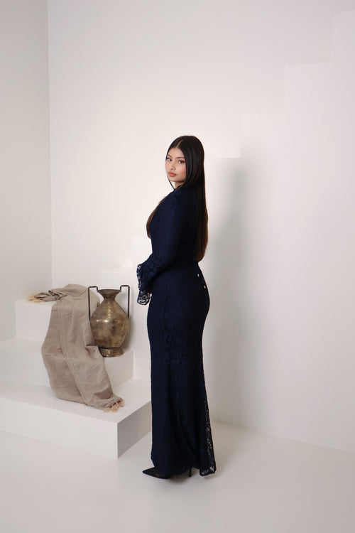 JAAN LACE DRESS - MIDNIGHT