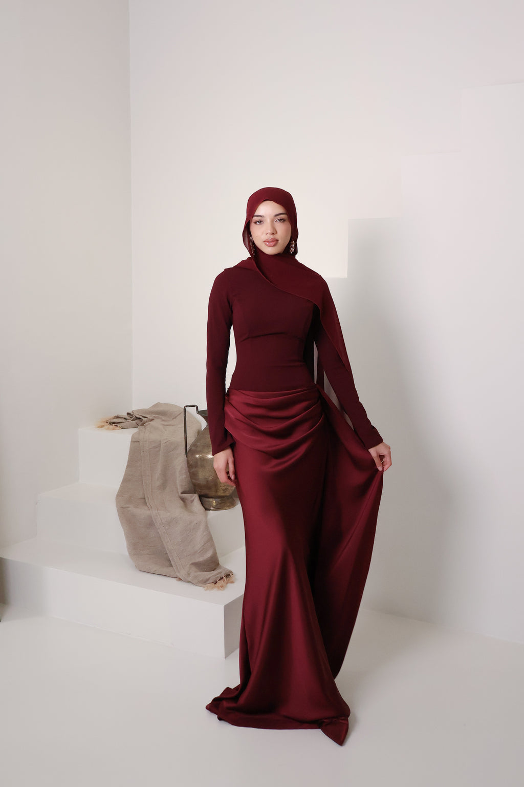The Zainab in Burgundy