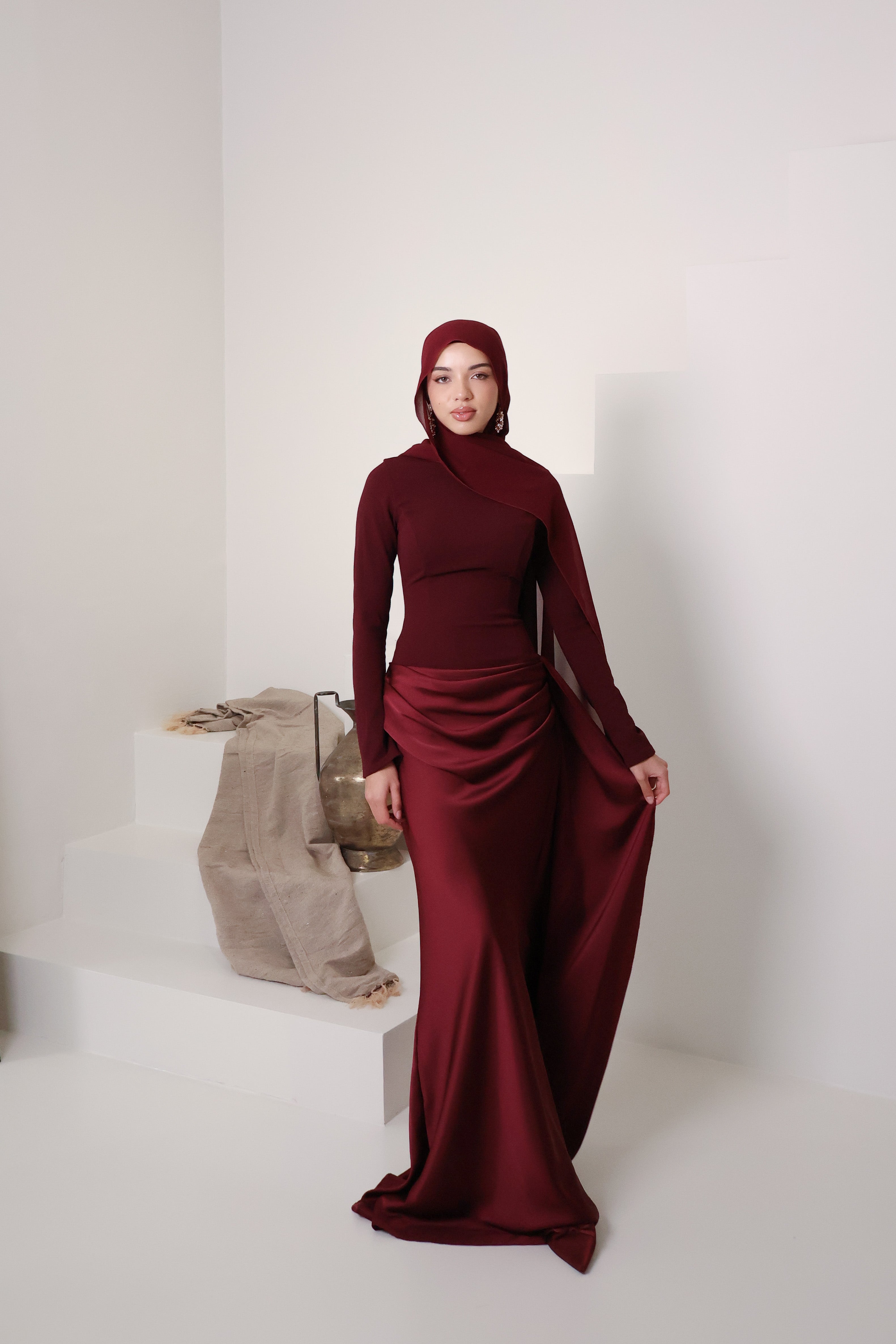 The Zainab in Burgundy