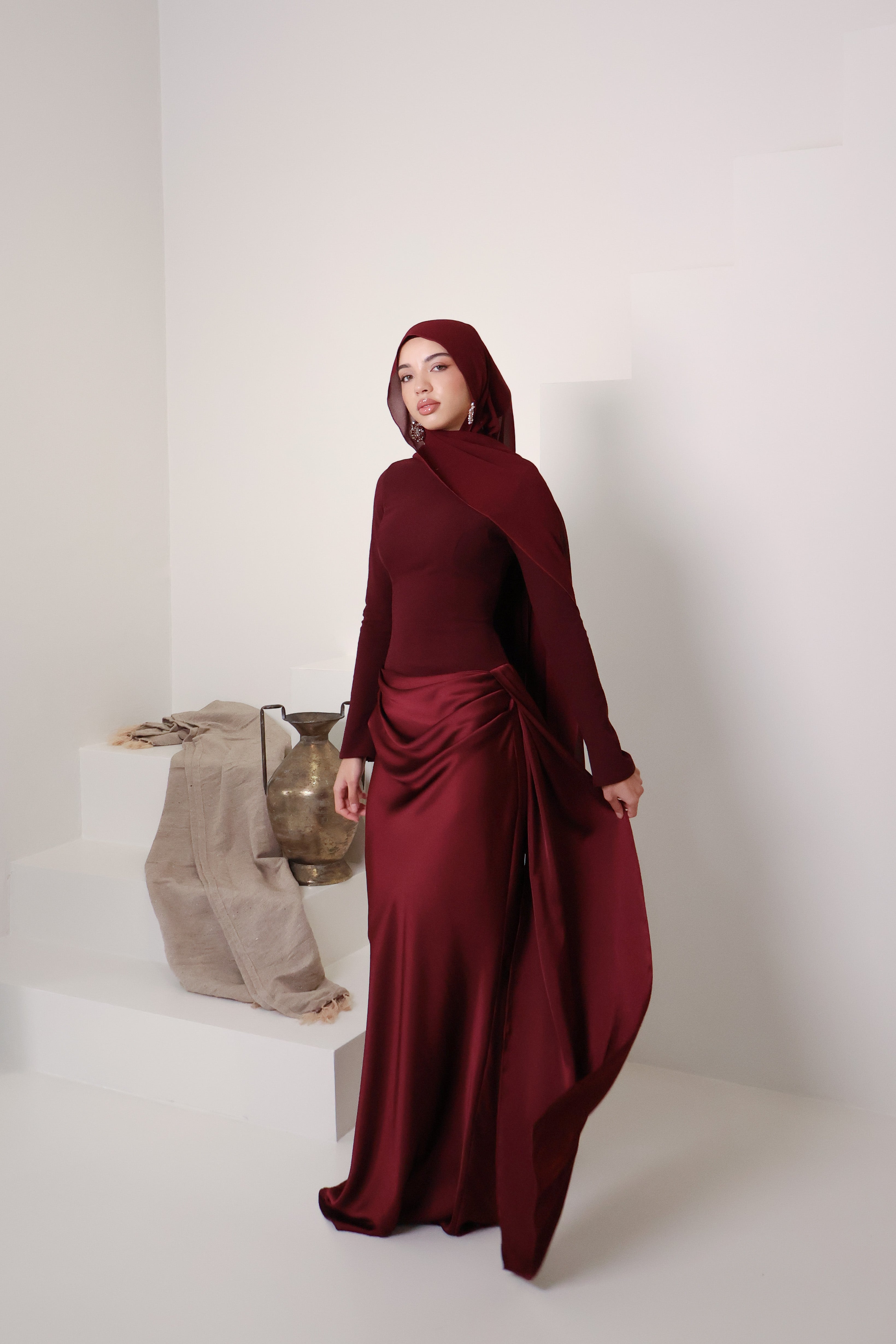 The Zainab in Burgundy
