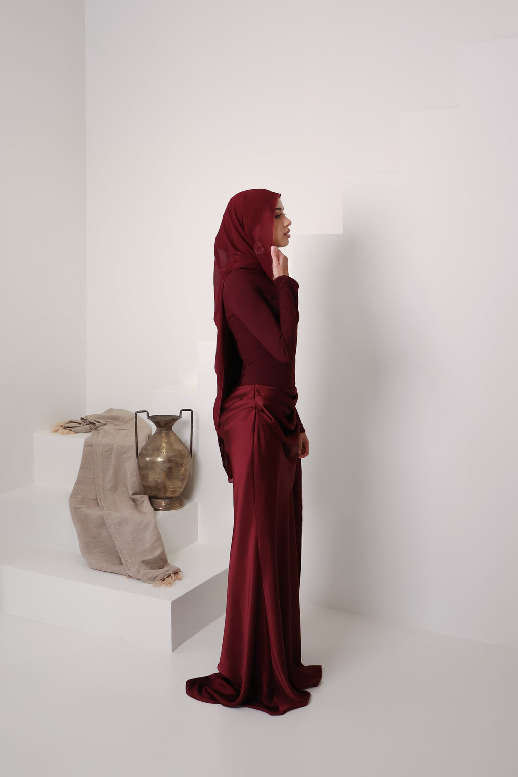 The Zainab in Burgundy