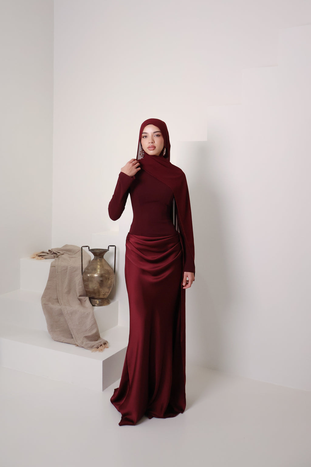 The Zainab in Burgundy