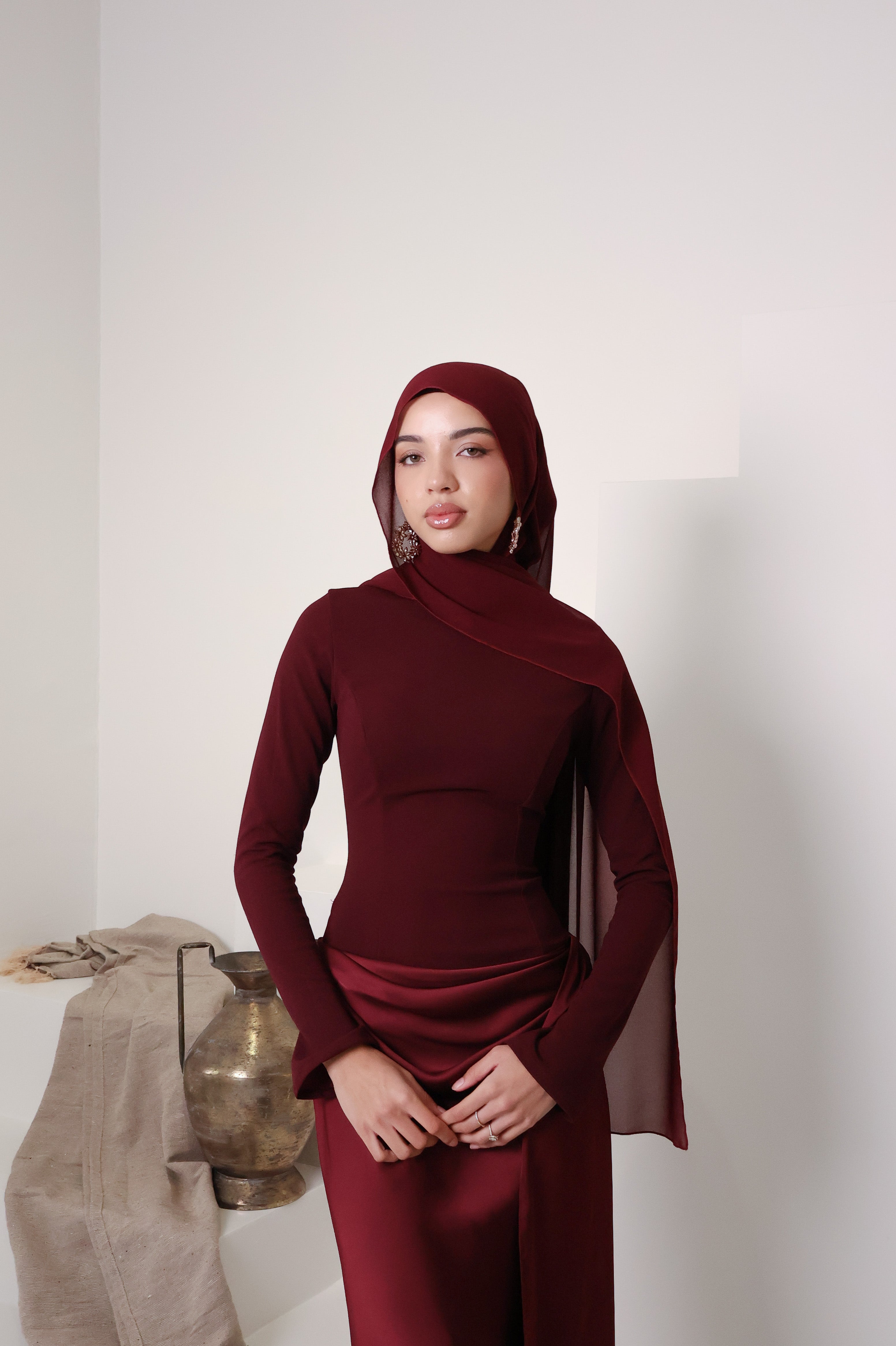 The Zainab in Burgundy