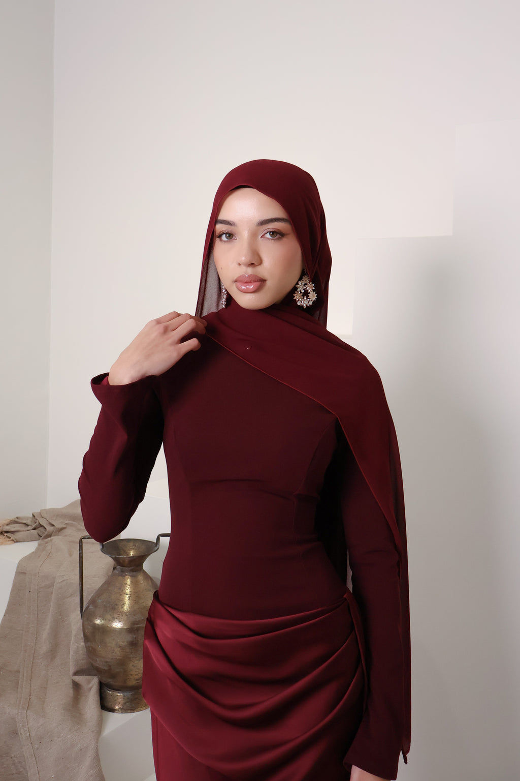 The Zainab in Burgundy