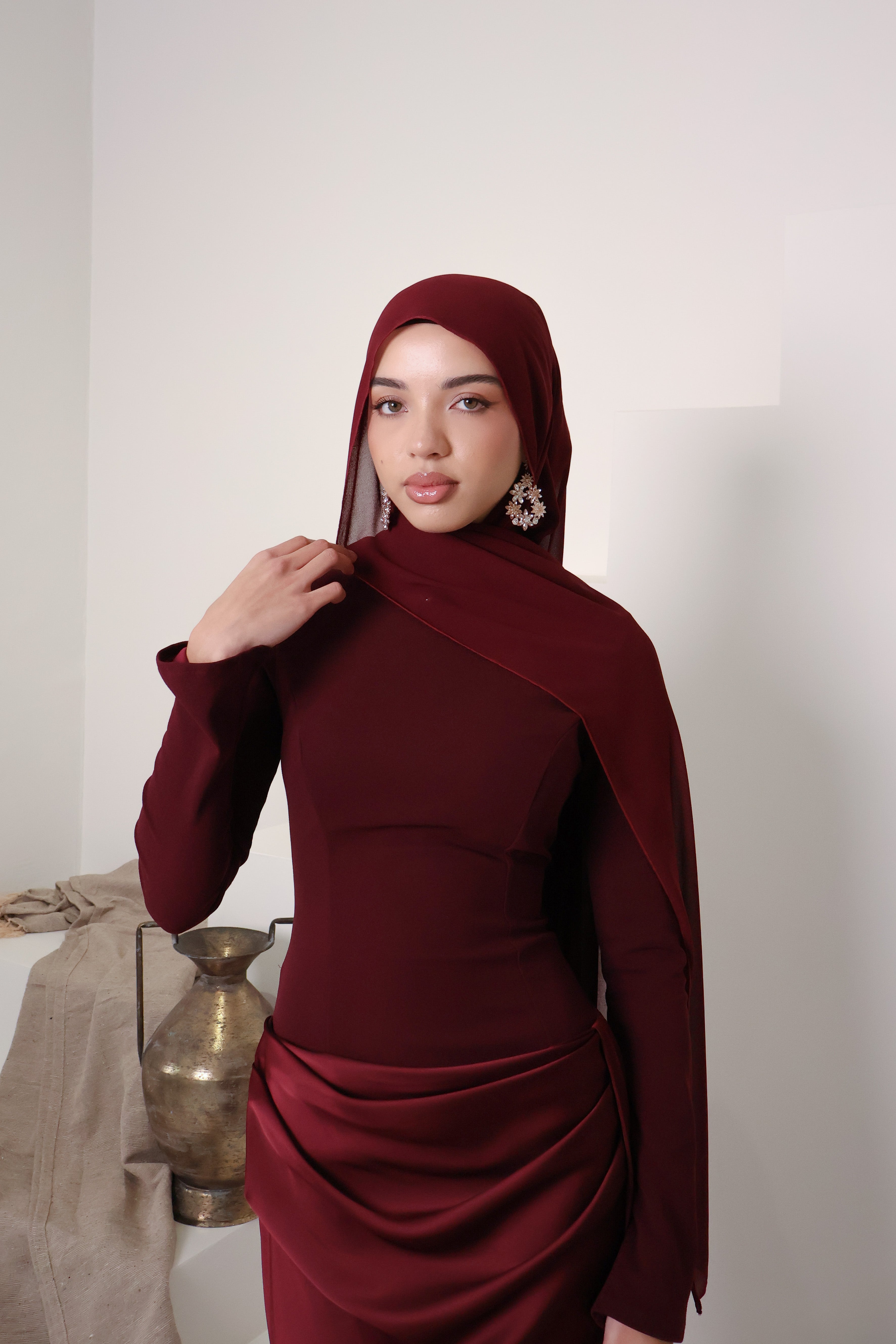 The Zainab in Burgundy