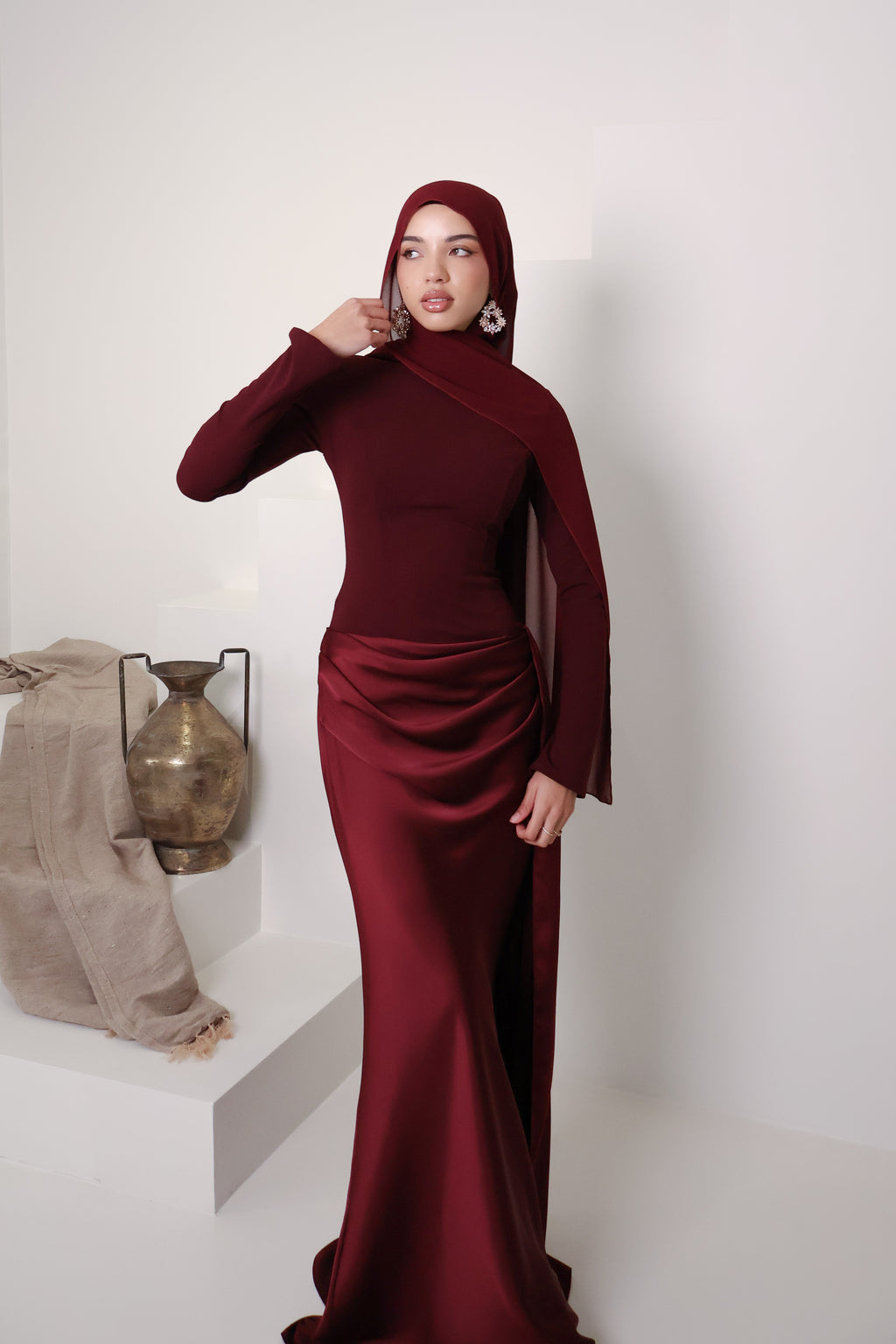 The Zainab in Burgundy
