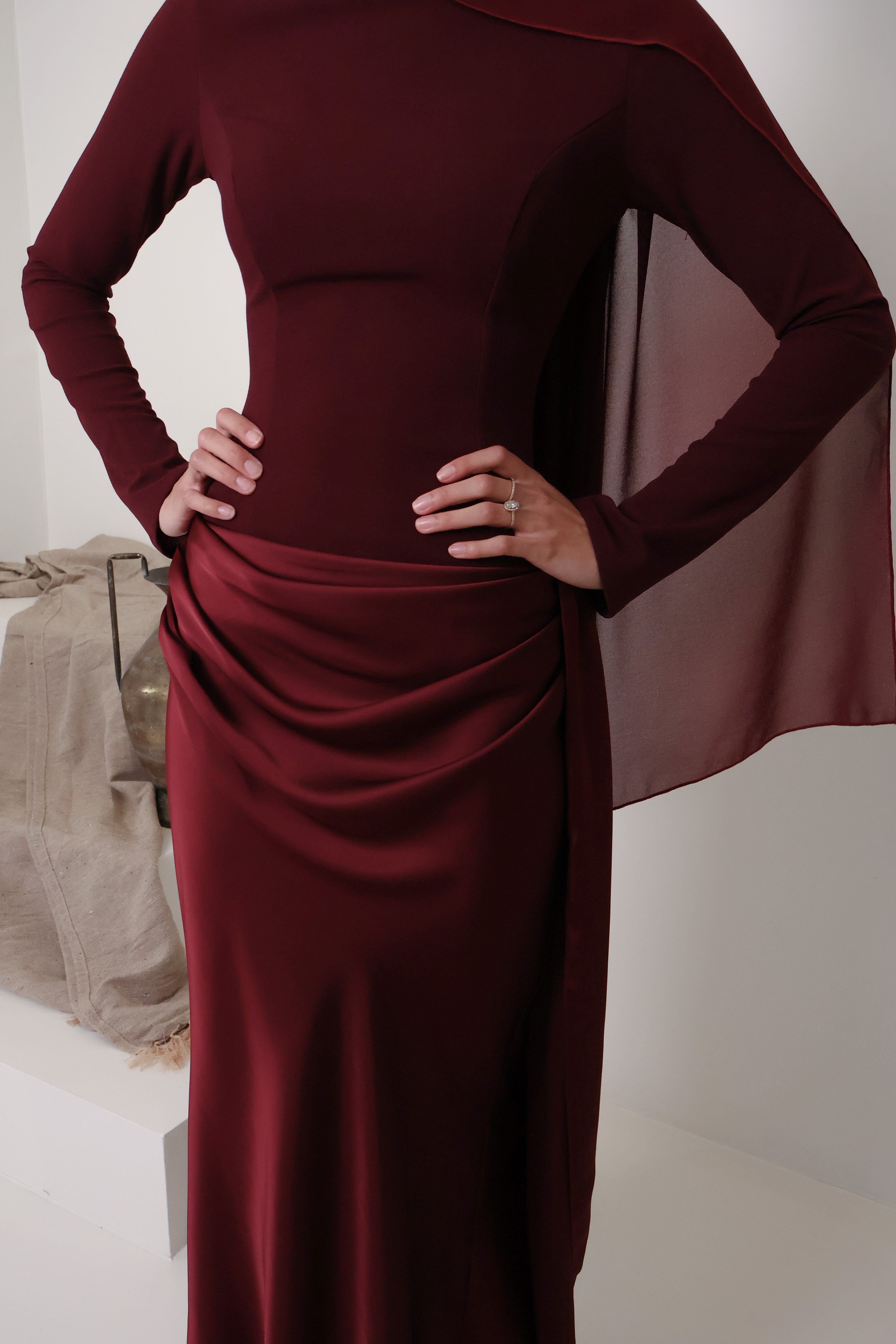 The Zainab in Burgundy