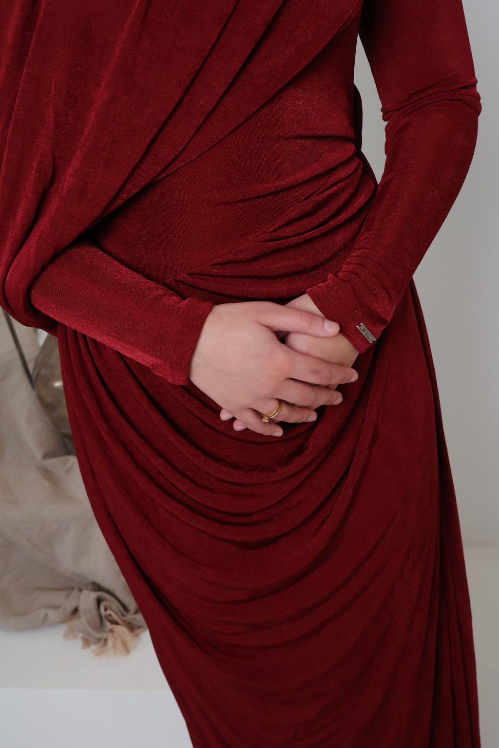 RAHA KNIT DRESS - MULBERRY
