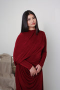 RAHA KNIT DRESS - MULBERRY