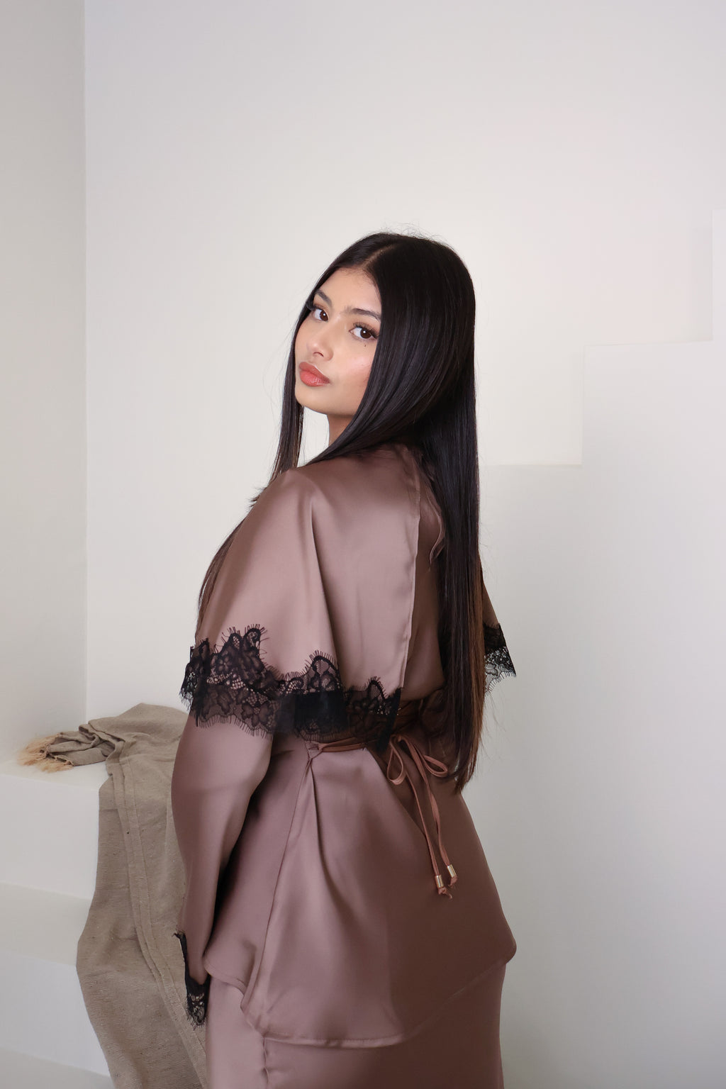 HANEEN SET in COCOA CREAM