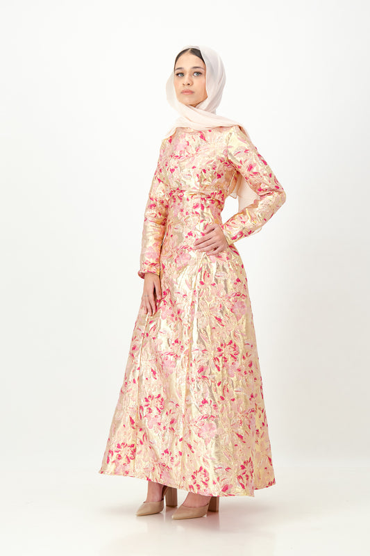 TALIA Dress in Pink Floral