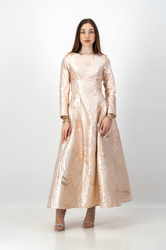 TALIA Dress in Blush Print