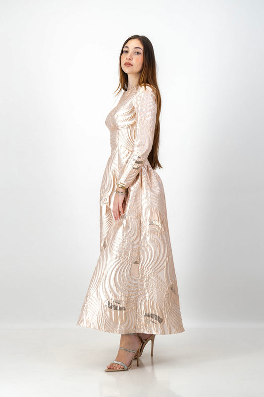 TALIA Dress in Blush Print