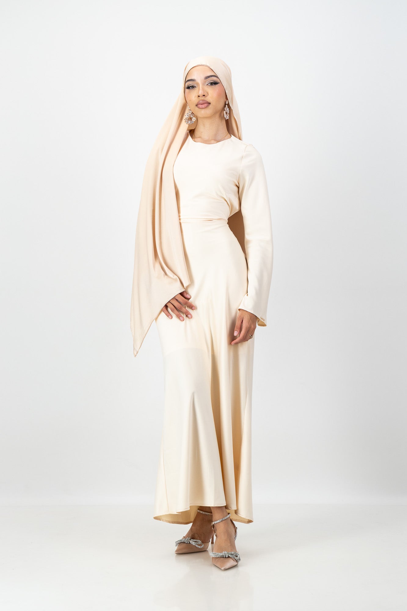Iman Dress in Cream