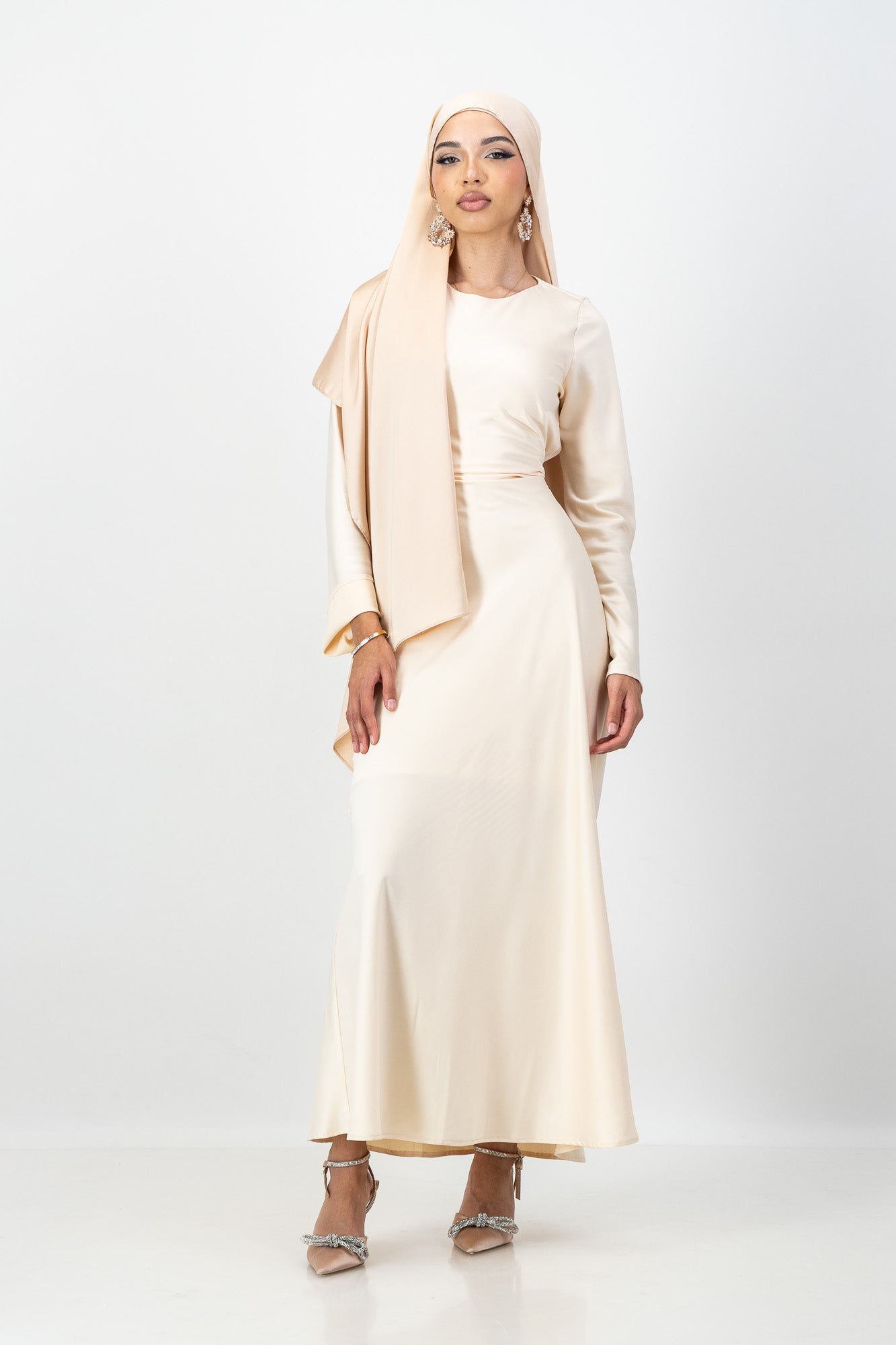 Iman Dress in Cream