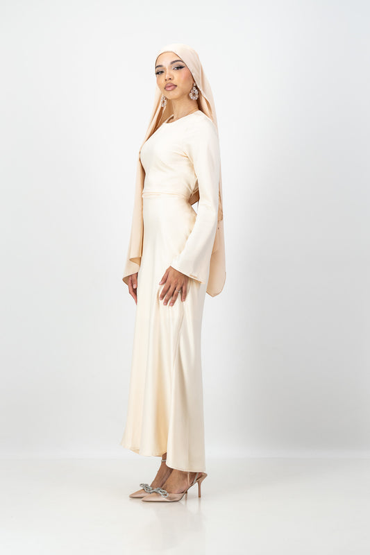 Iman Dress in Cream