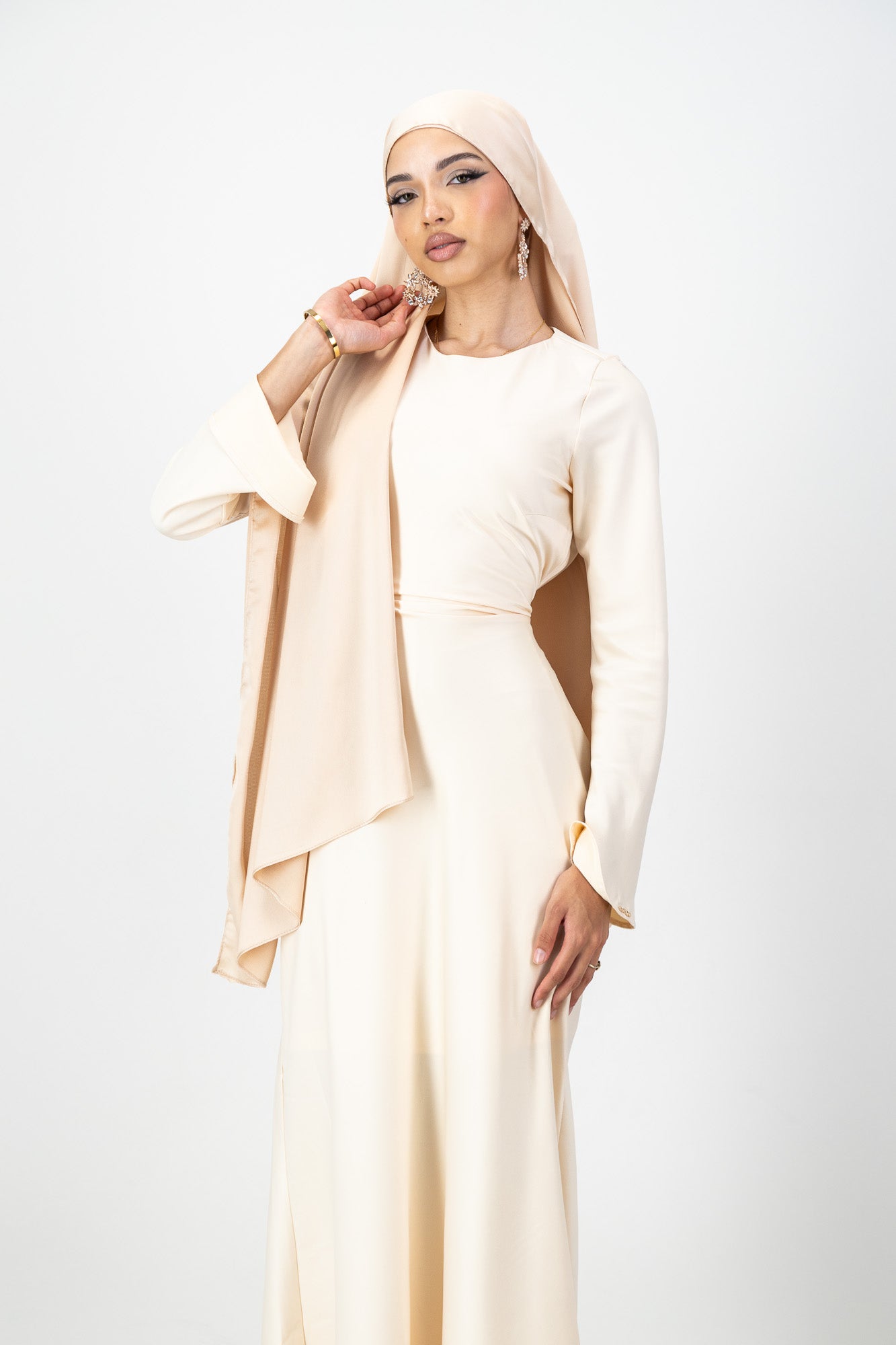 Iman Dress in Cream