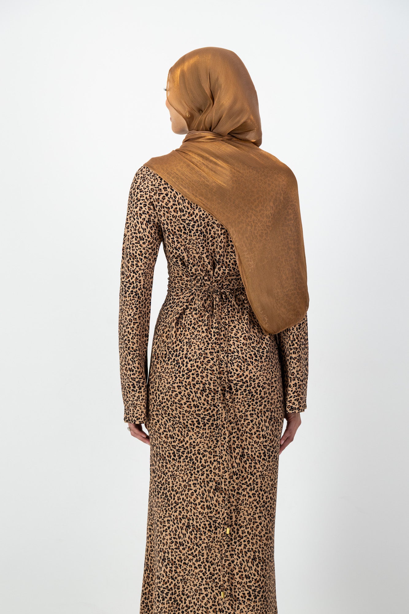 Iman Dress in Leopard