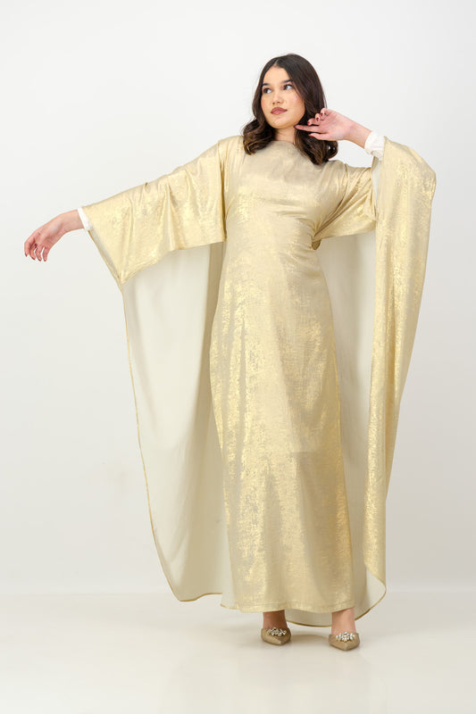 The Nour Kaftan in Gold