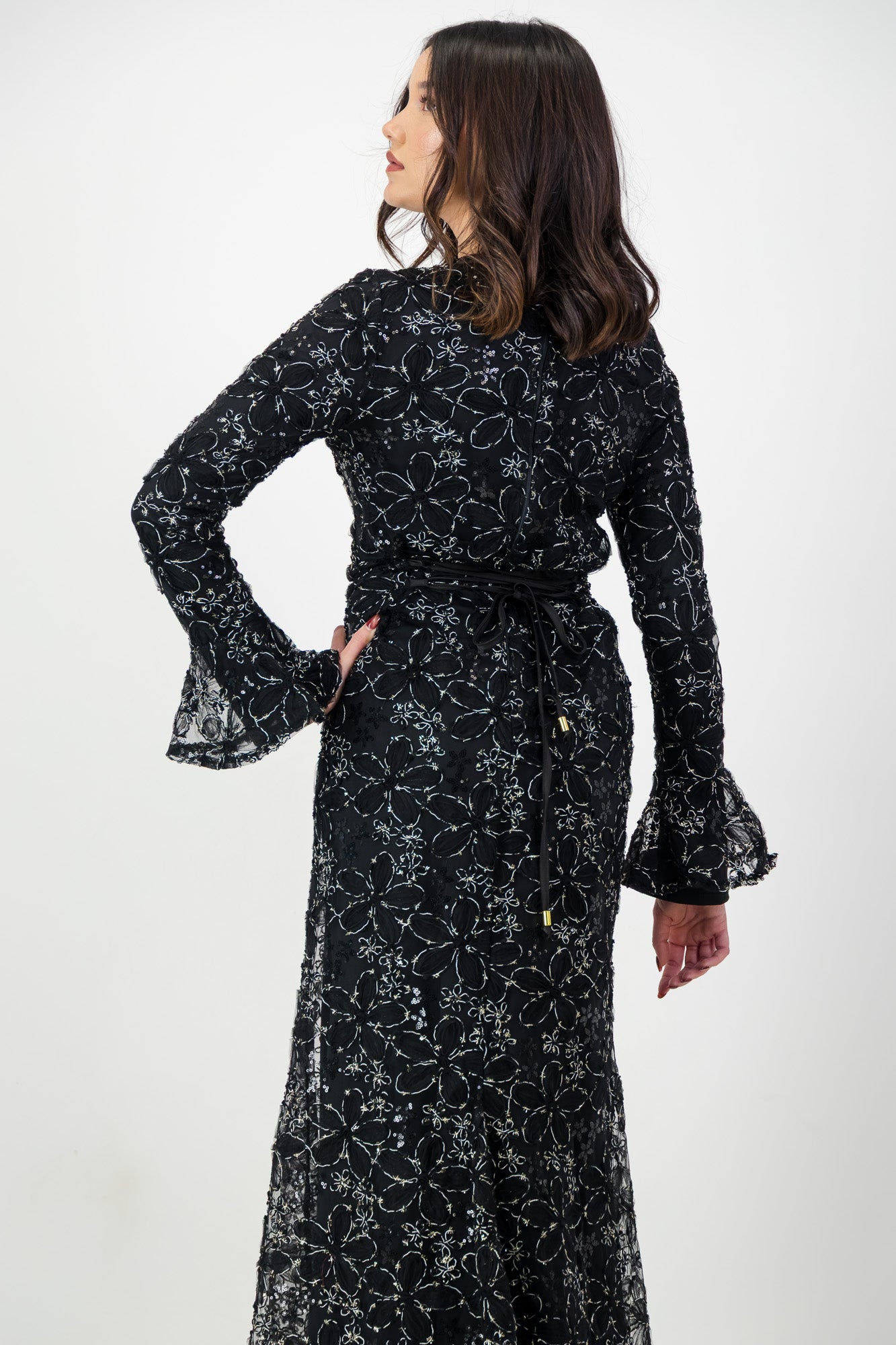 The Lujain Dress in Black
