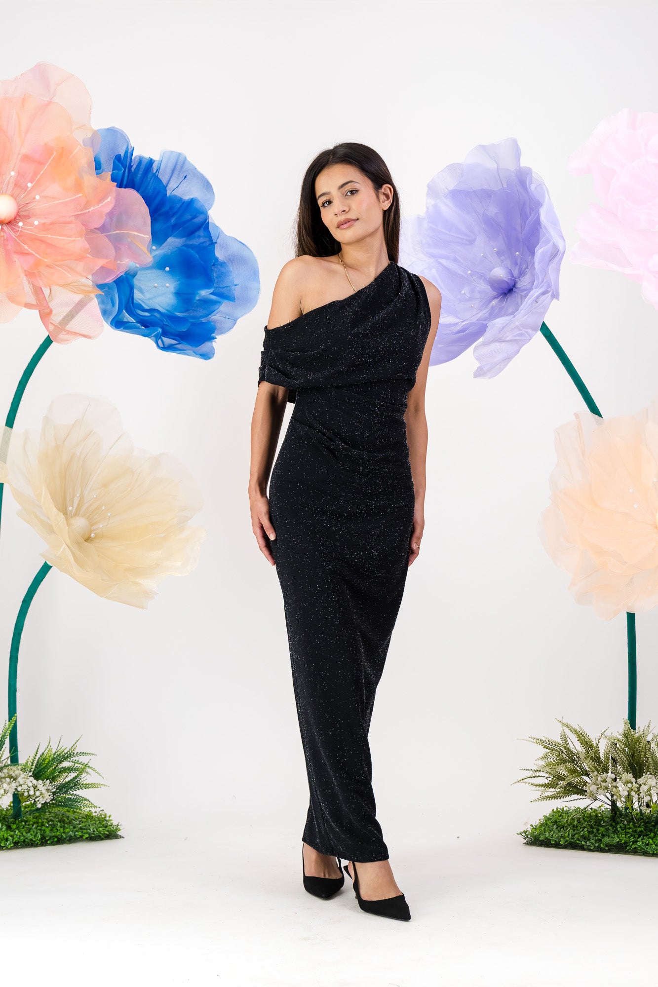 Armani Column Gown - Black