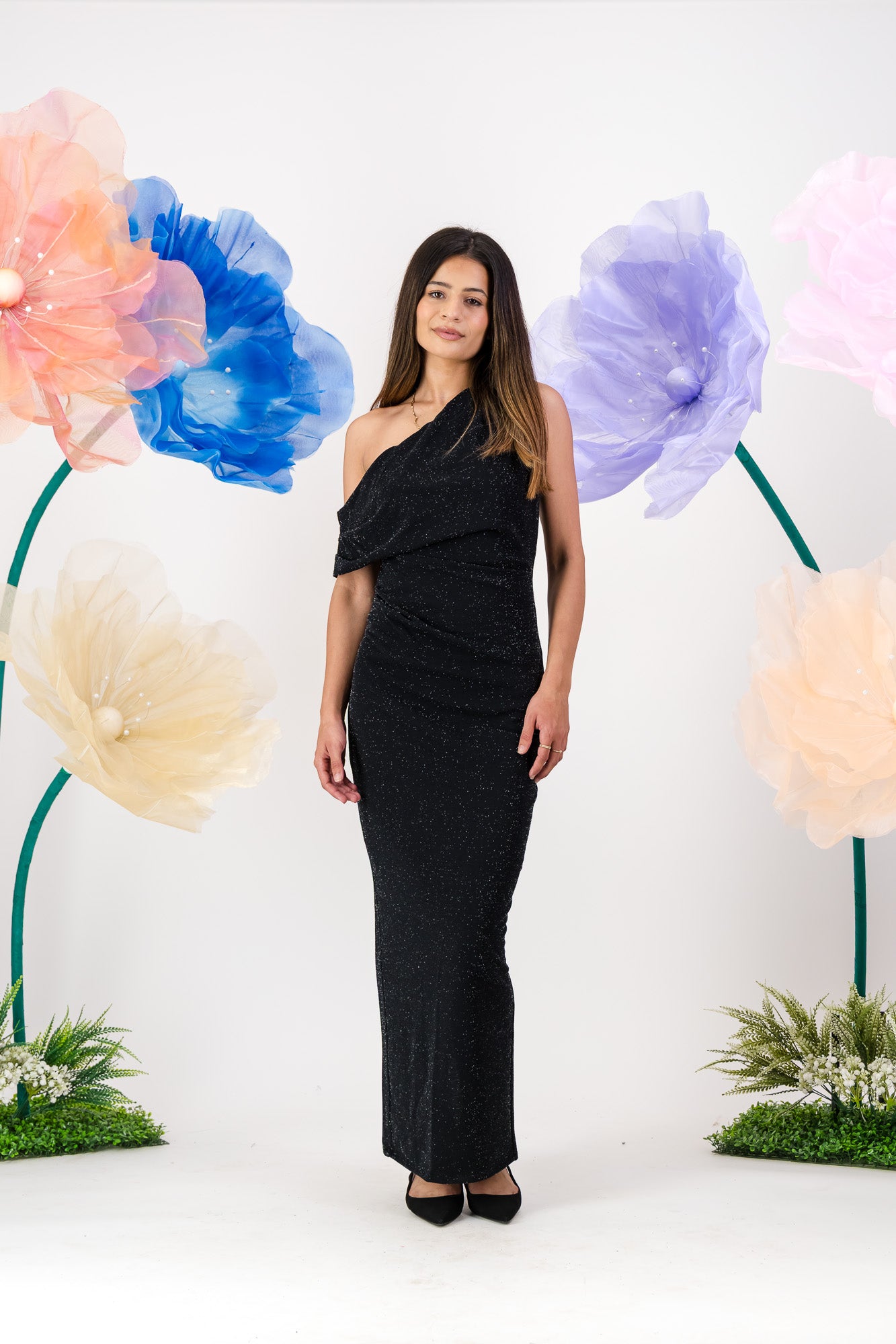 Armani Column Gown - Black