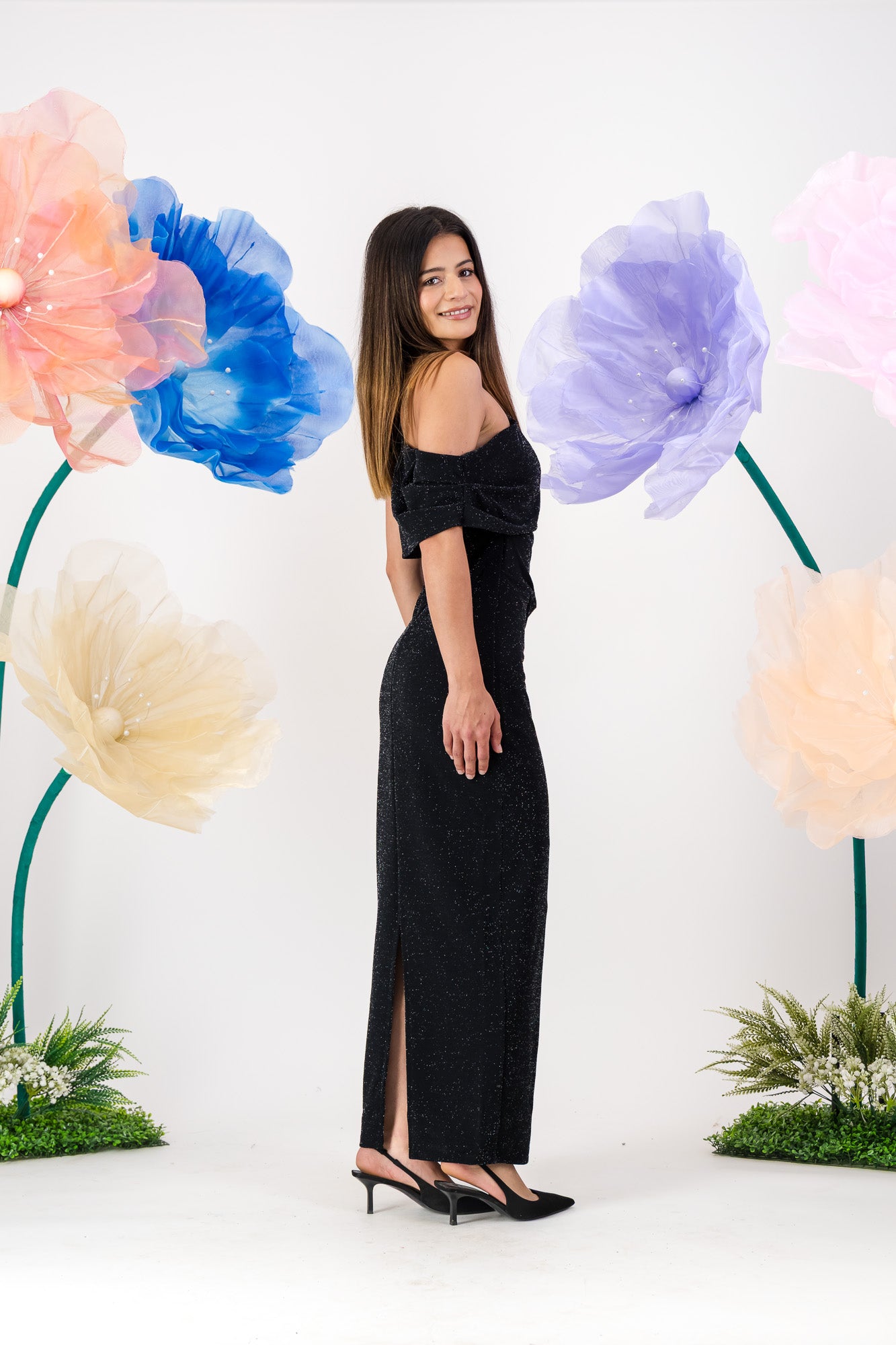 Armani Column Gown - Black