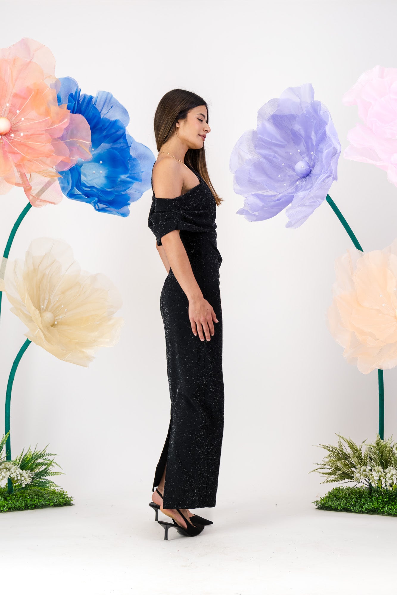 Armani Column Gown - Black