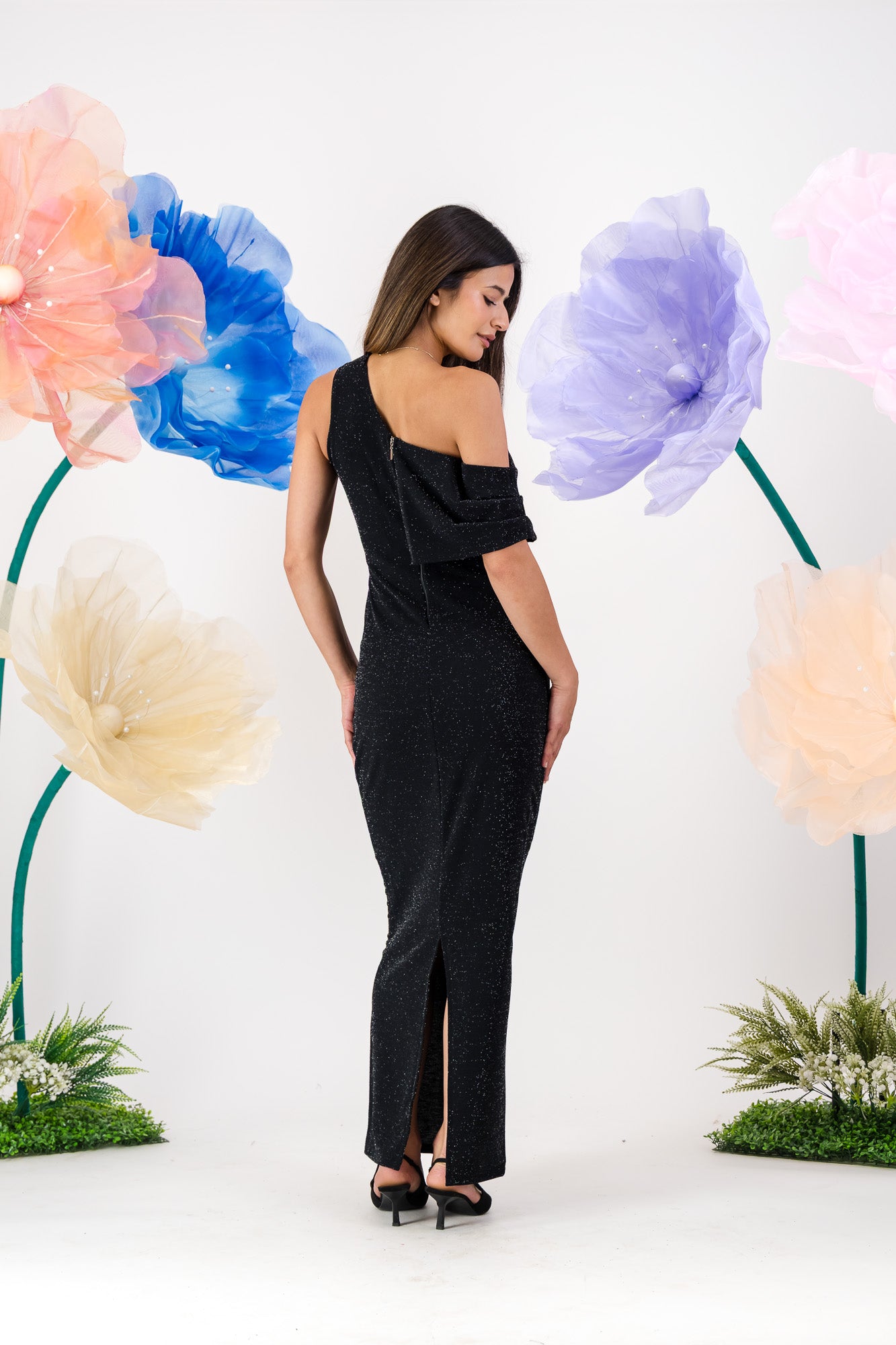 Armani Column Gown - Black