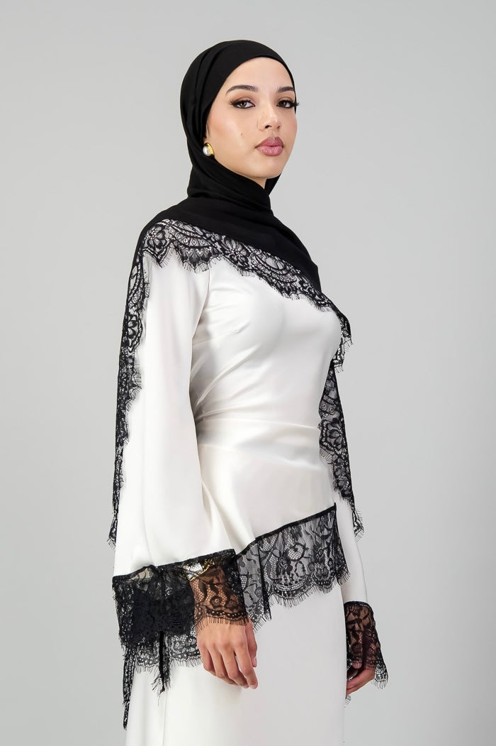 SABINE TOP - BLANC