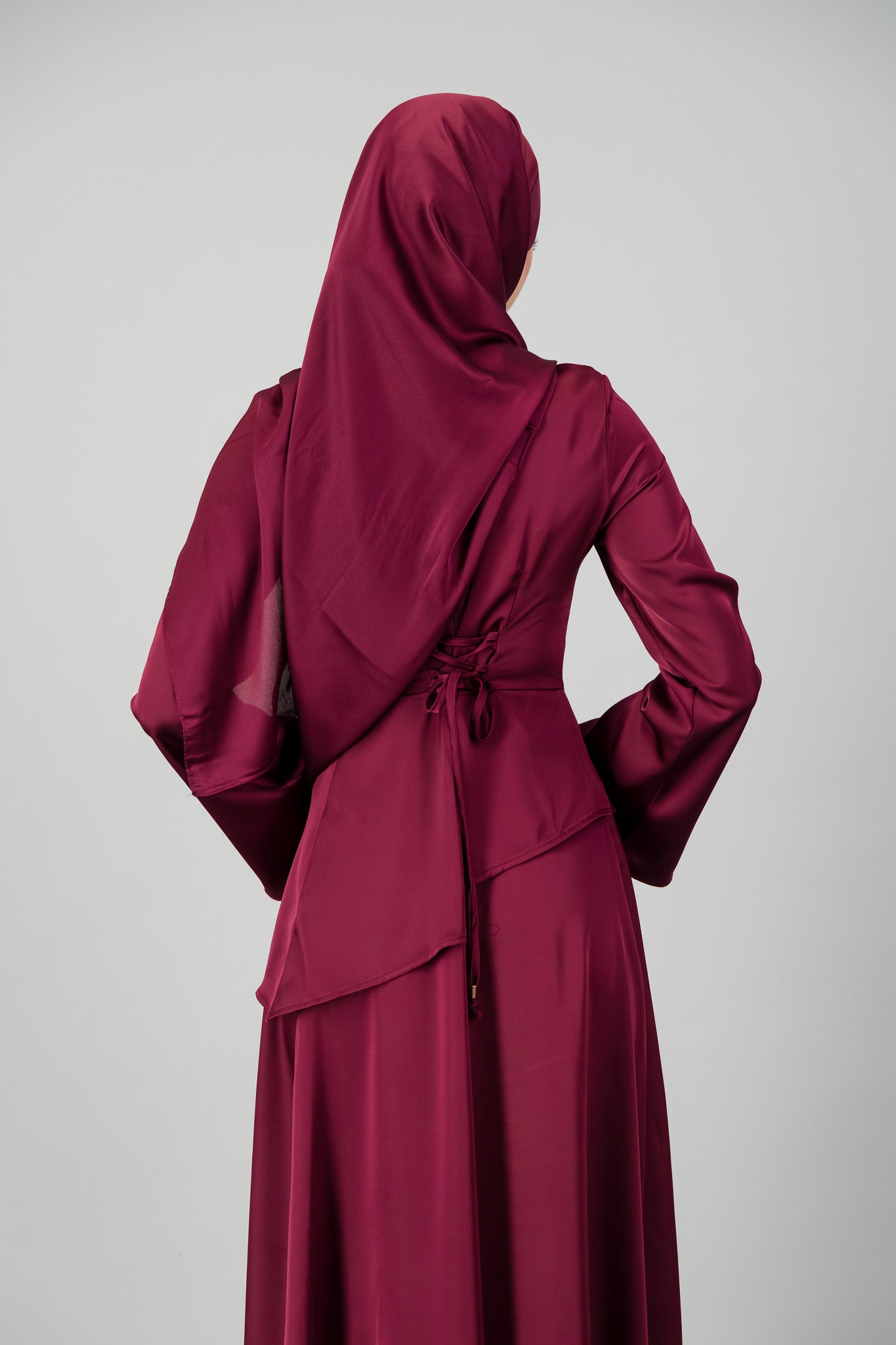 BURGUNDY Satin