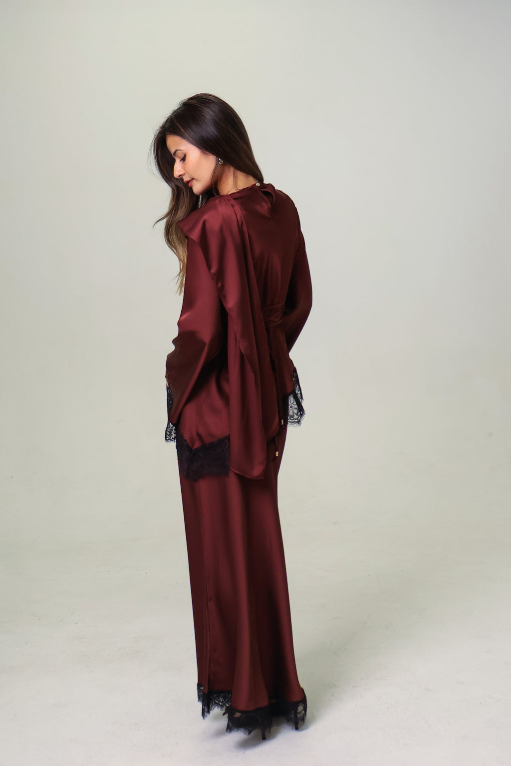SHANUR  SET - CHESTNUT