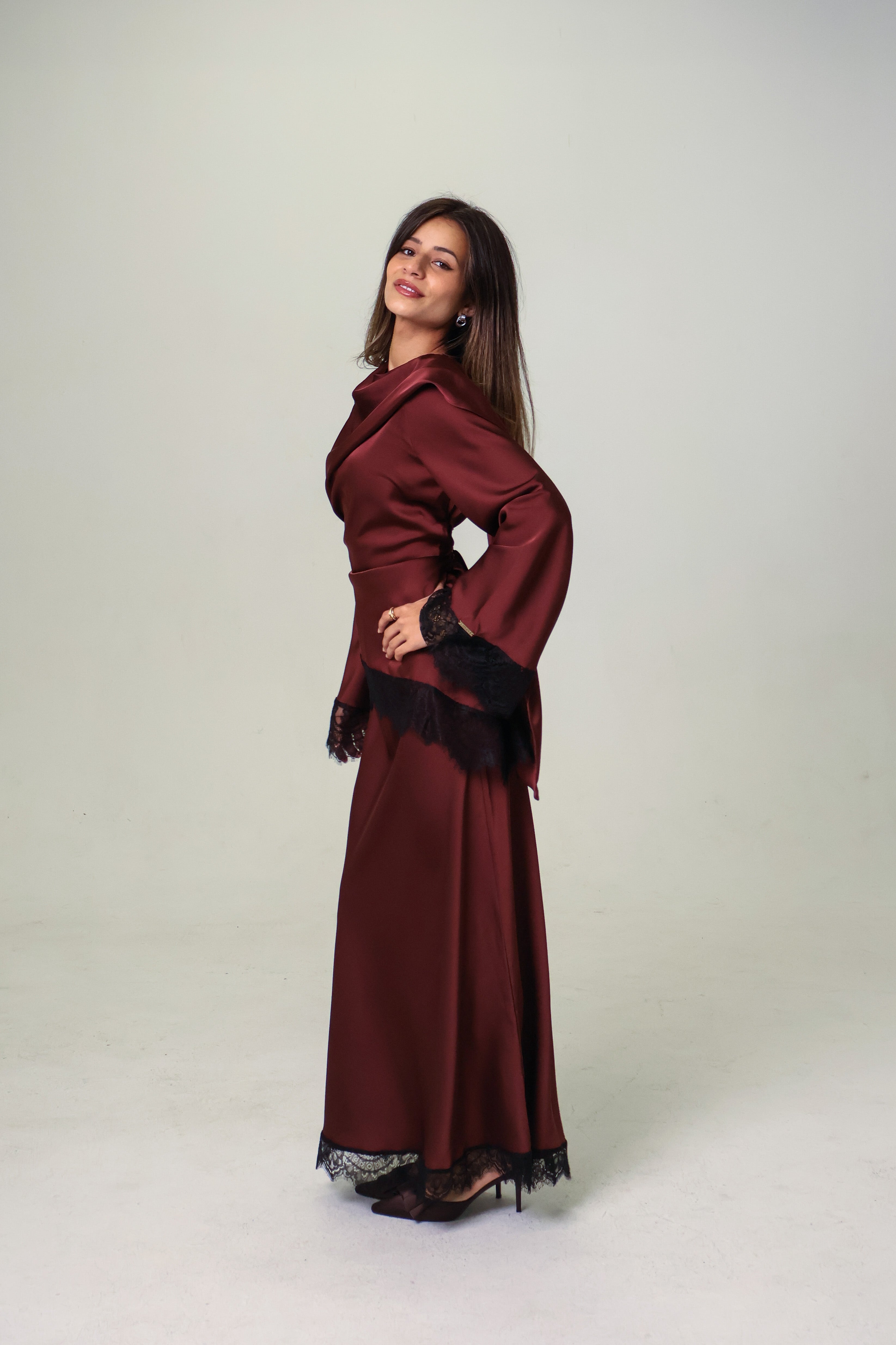 SHANUR  SET - CHESTNUT