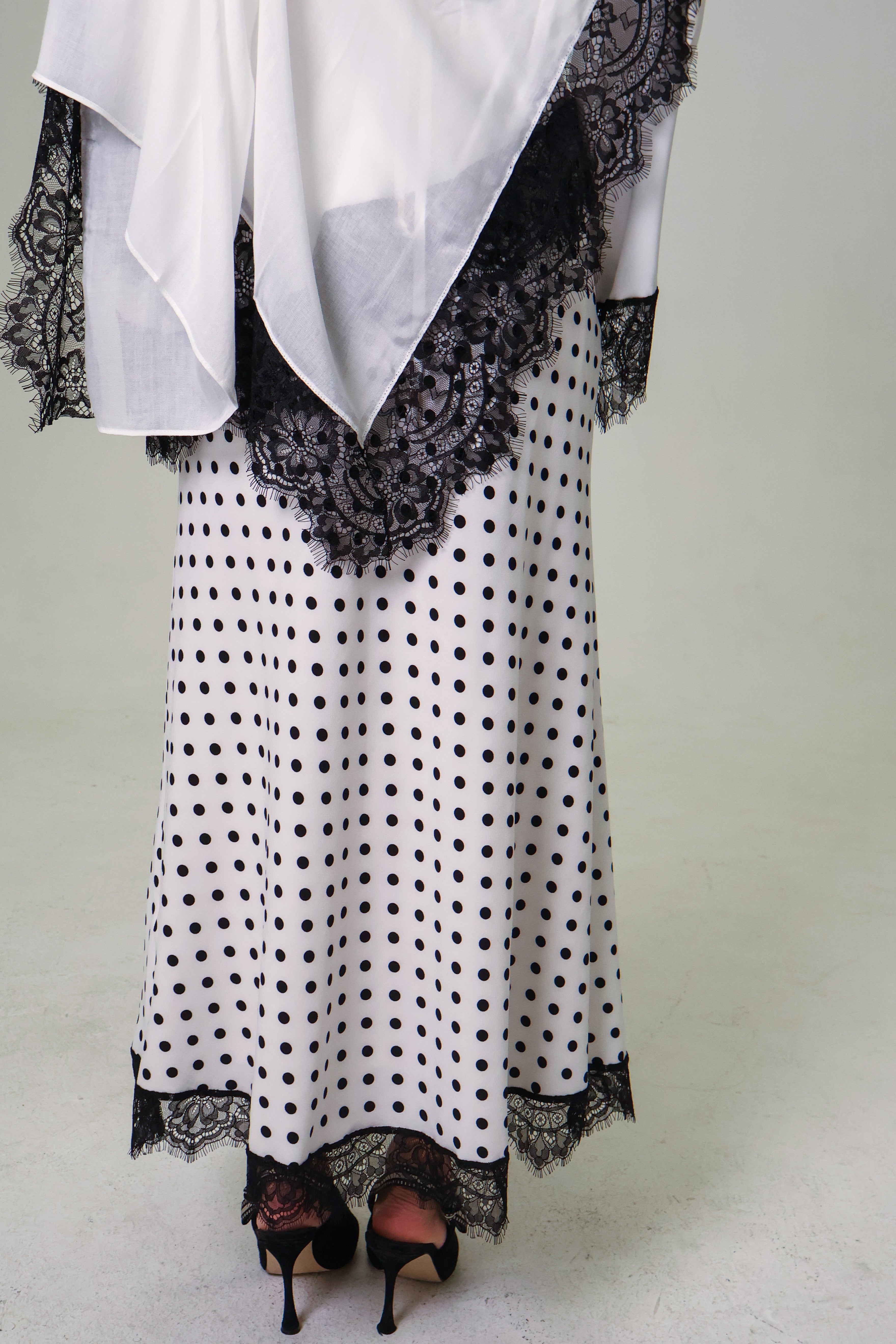 SABRIN SET - POLKADOT BLANC